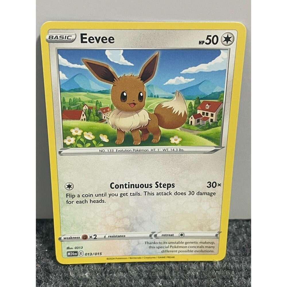 Eevee 013/015 M24EN McDonald’s Pokémon Dragon Discovery 2025
